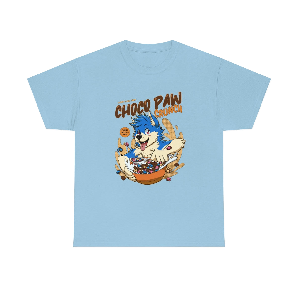 Choco Paw - T-Shirt T-Shirt Artworktee Light Blue S 