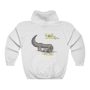 Confused Noodle Dragon - Hoodie Hoodie Zenonclaw White S 