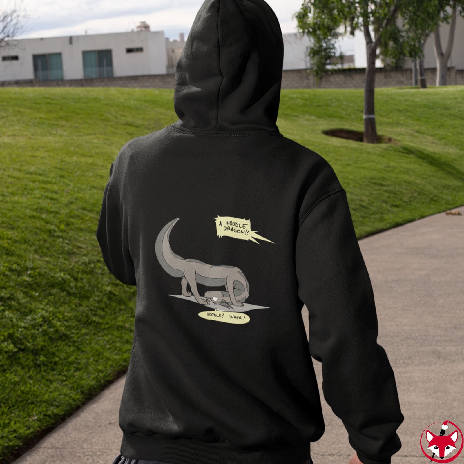 Confused Noodle Dragon - Hoodie Hoodie Zenonclaw 