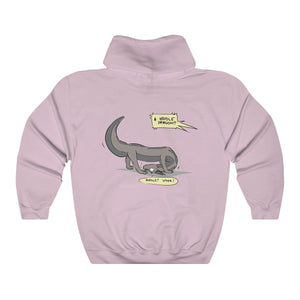Confused Noodle Dragon - Hoodie Hoodie Zenonclaw Light Pink S 
