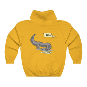 Confused Noodle Dragon - Hoodie Hoodie Zenonclaw Gold S 