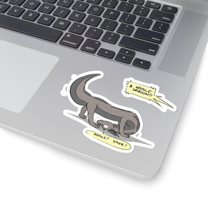 Confused Noodle Dragon - Sticker Sticker Zenonclaw 