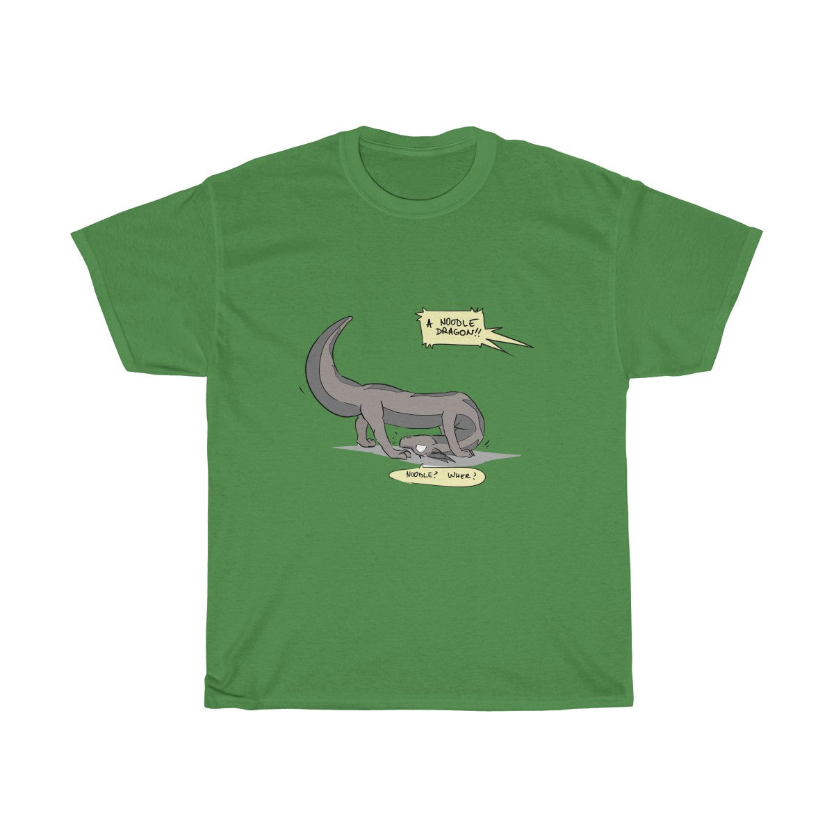 Confused Noodle Dragon - T-Shirt T-Shirt Zenonclaw Green S 