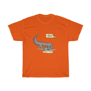 Confused Noodle Dragon - T-Shirt T-Shirt Zenonclaw Orange S 