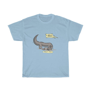 Confused Noodle Dragon - T-Shirt T-Shirt Zenonclaw Light Blue S 