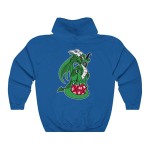 D20 Dragon Green - Hoodie Hoodie Artworktee Royal Blue S 