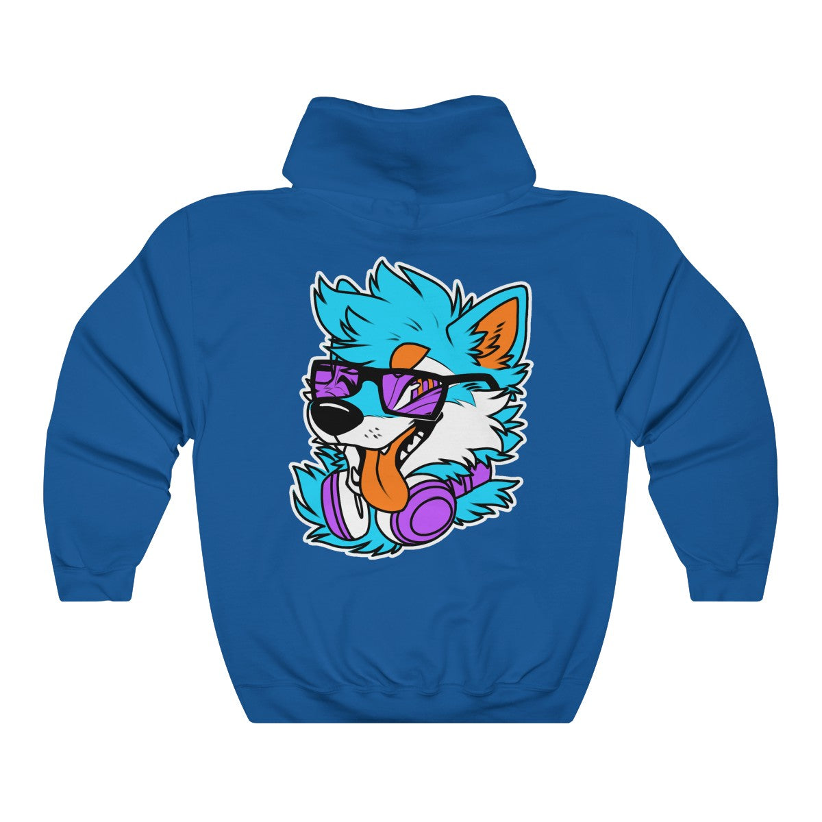 DJ Shiba - Hoodie Hoodie Artworktee Royal Blue S 