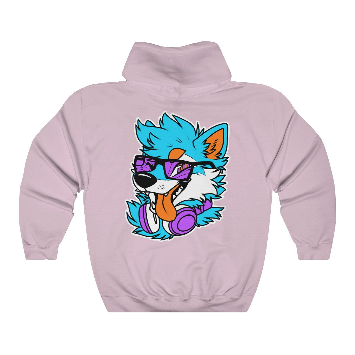 DJ Shiba - Hoodie Hoodie Artworktee Light Pink S 