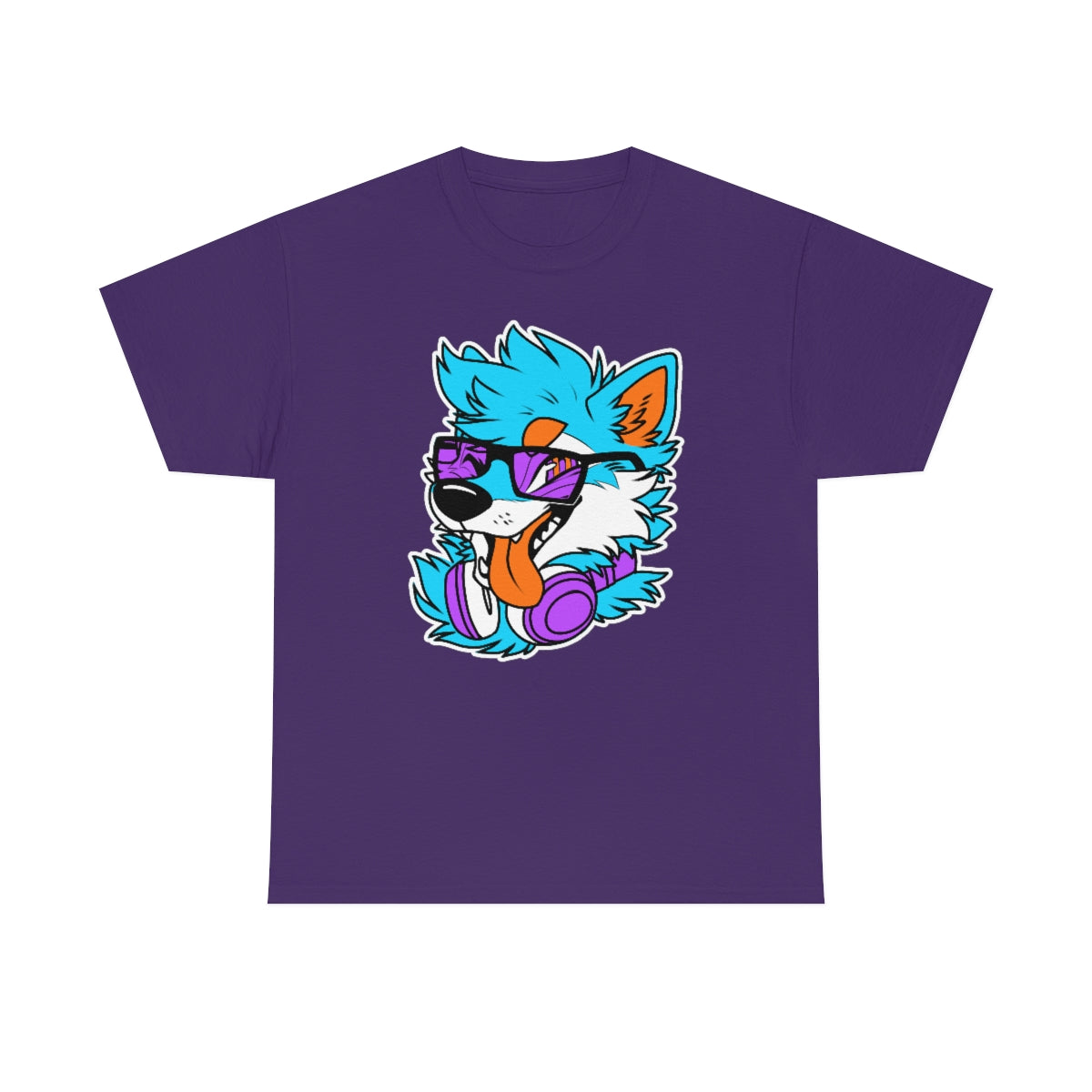 DJ Shiba - T-Shirt T-Shirt Artworktee Purple S 