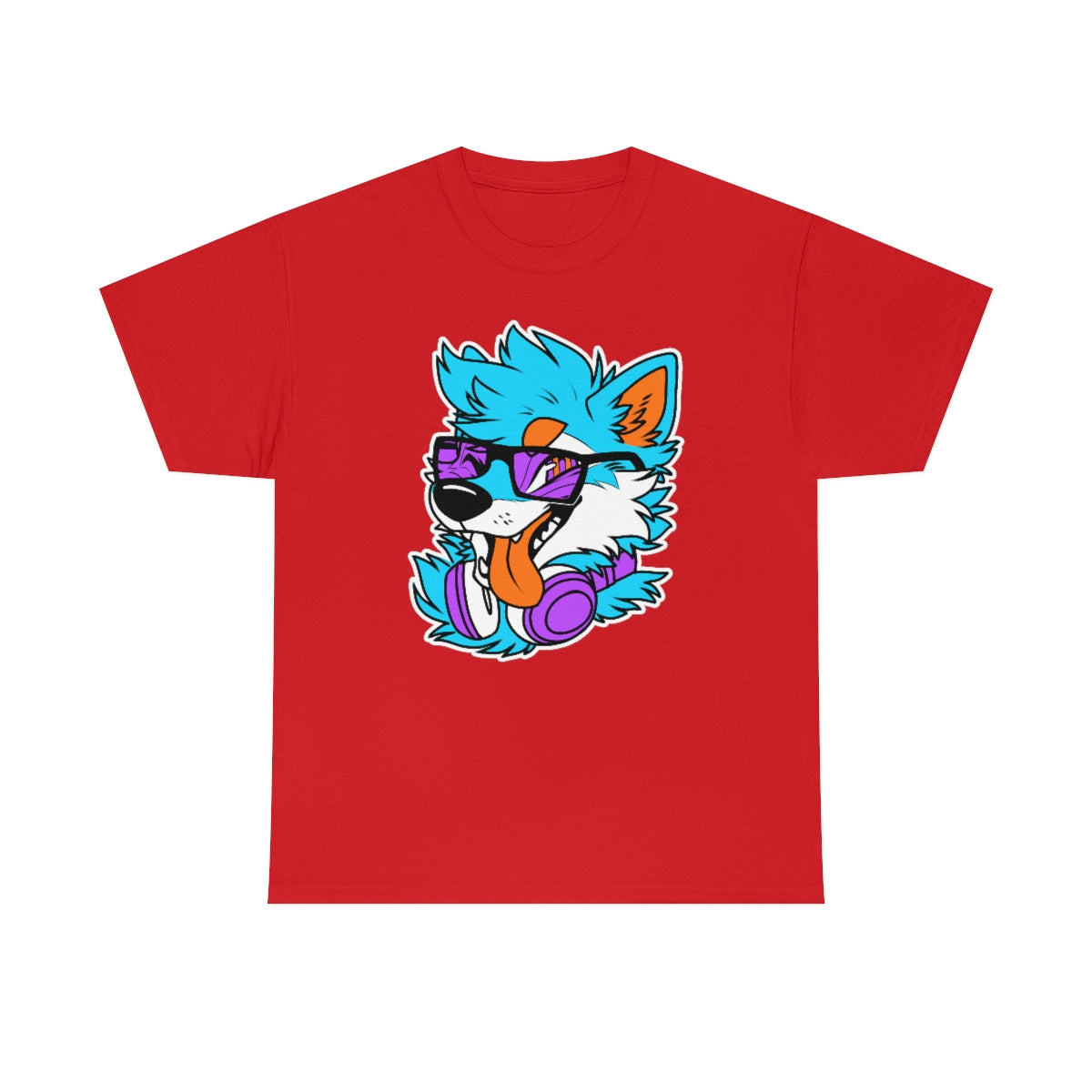 DJ Shiba - T-Shirt T-Shirt Artworktee Red S 