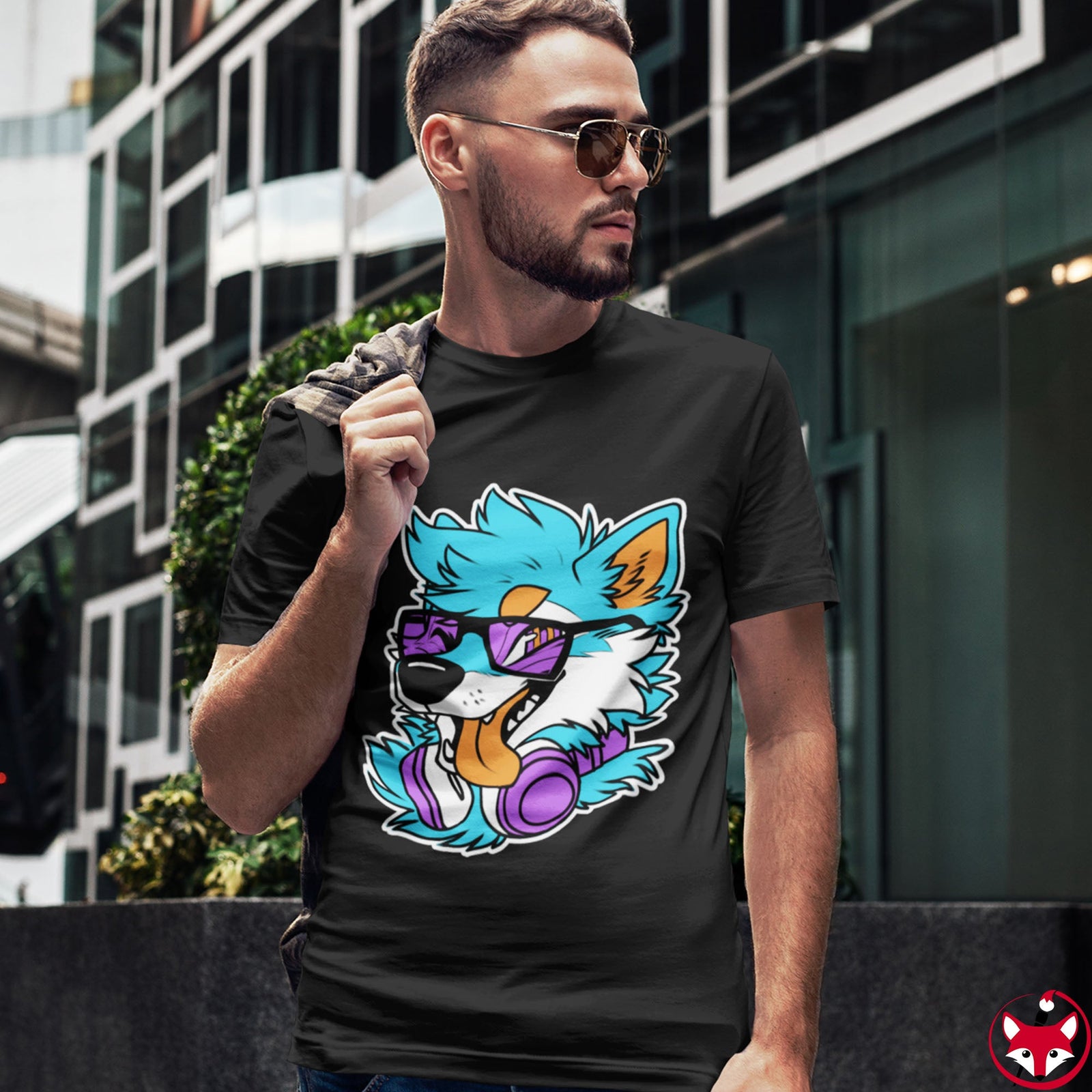 DJ Shiba - T-Shirt T-Shirt Artworktee 