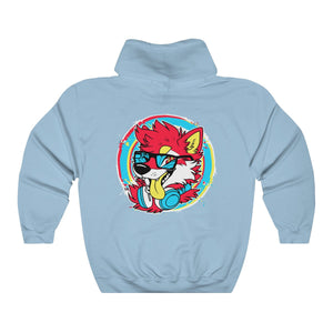 DJ Shiba Red - Hoodie Hoodie Artworktee Light Blue S 