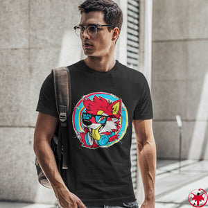 DJ Shiba Red - T-Shirt T-Shirt Artworktee 