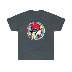 DJ Shiba Red - T-Shirt T-Shirt Artworktee Dark Heather S 