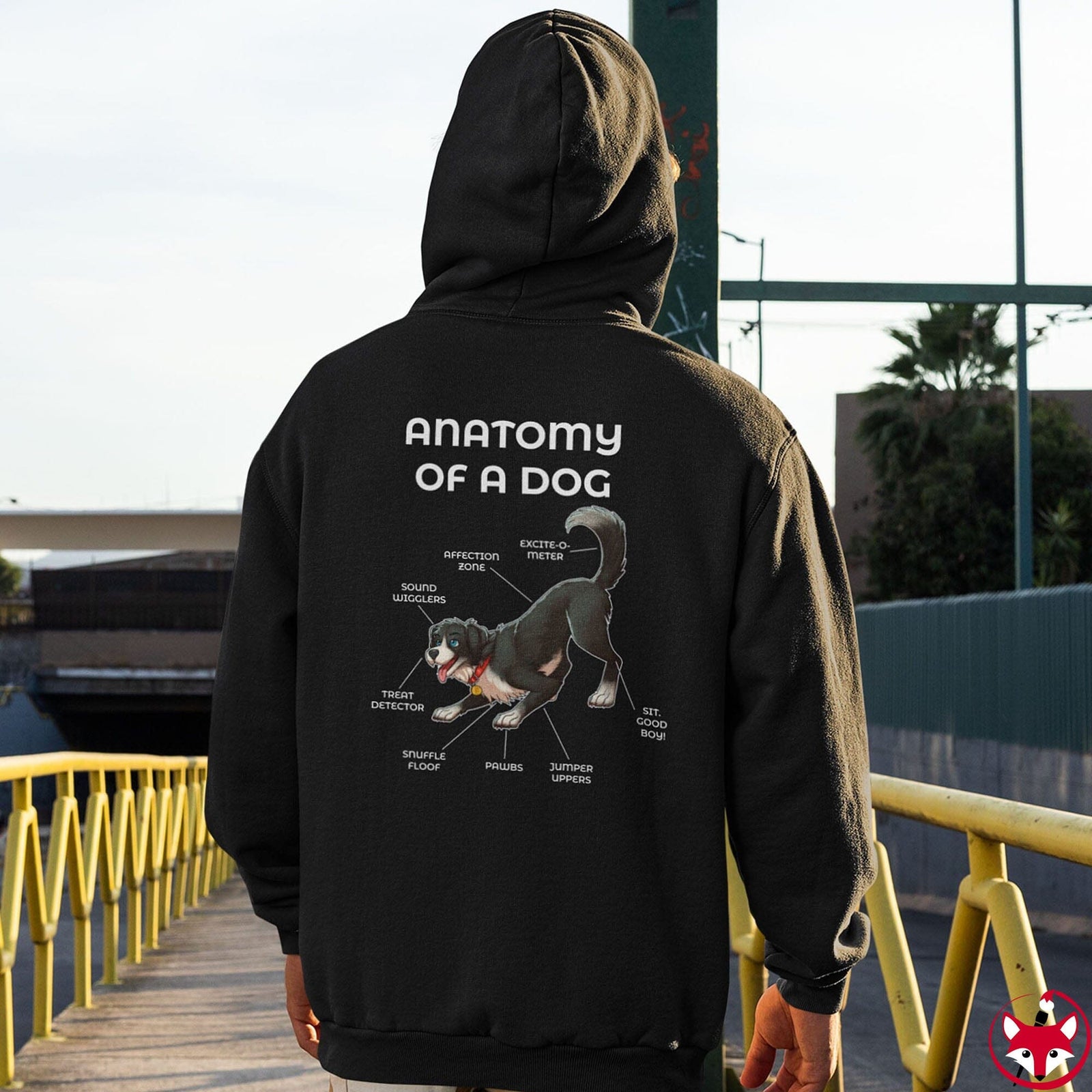 Dog Black - Hoodie Hoodie Artworktee 