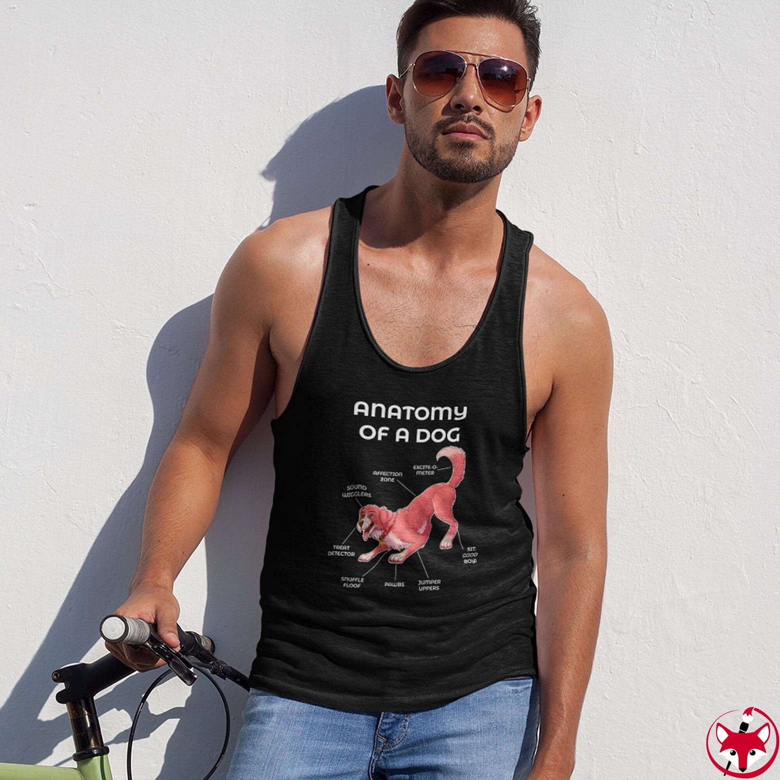 Dog Red - Tank Top Tank Top Artworktee 
