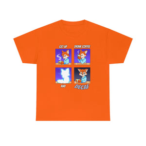 Decaf - T-Shirt T-Shirt Artworktee Orange S 