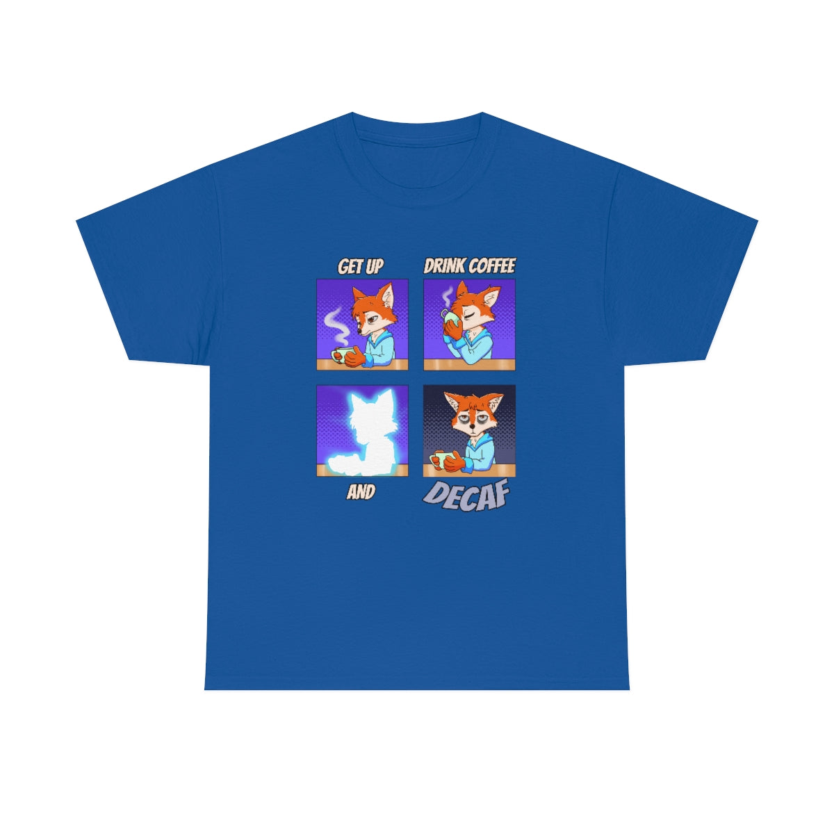 Decaf - T-Shirt T-Shirt Artworktee Royal Blue S 