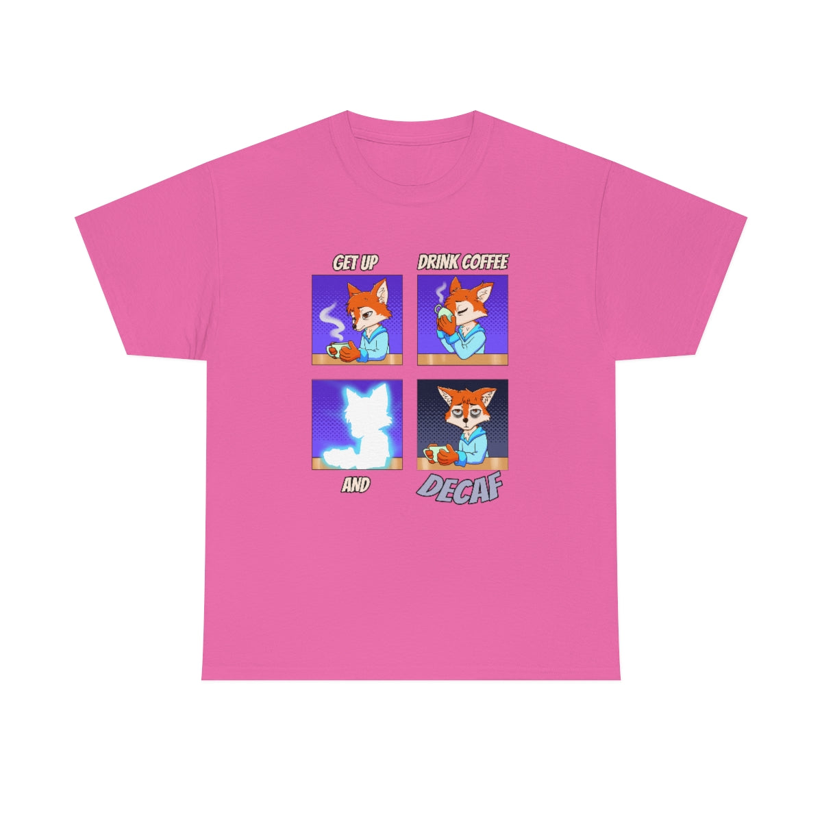 Decaf - T-Shirt T-Shirt Artworktee Pink S 