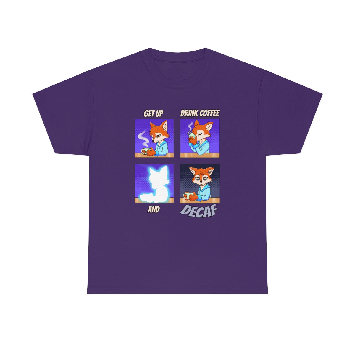 Decaf - T-Shirt T-Shirt Artworktee Purple S 
