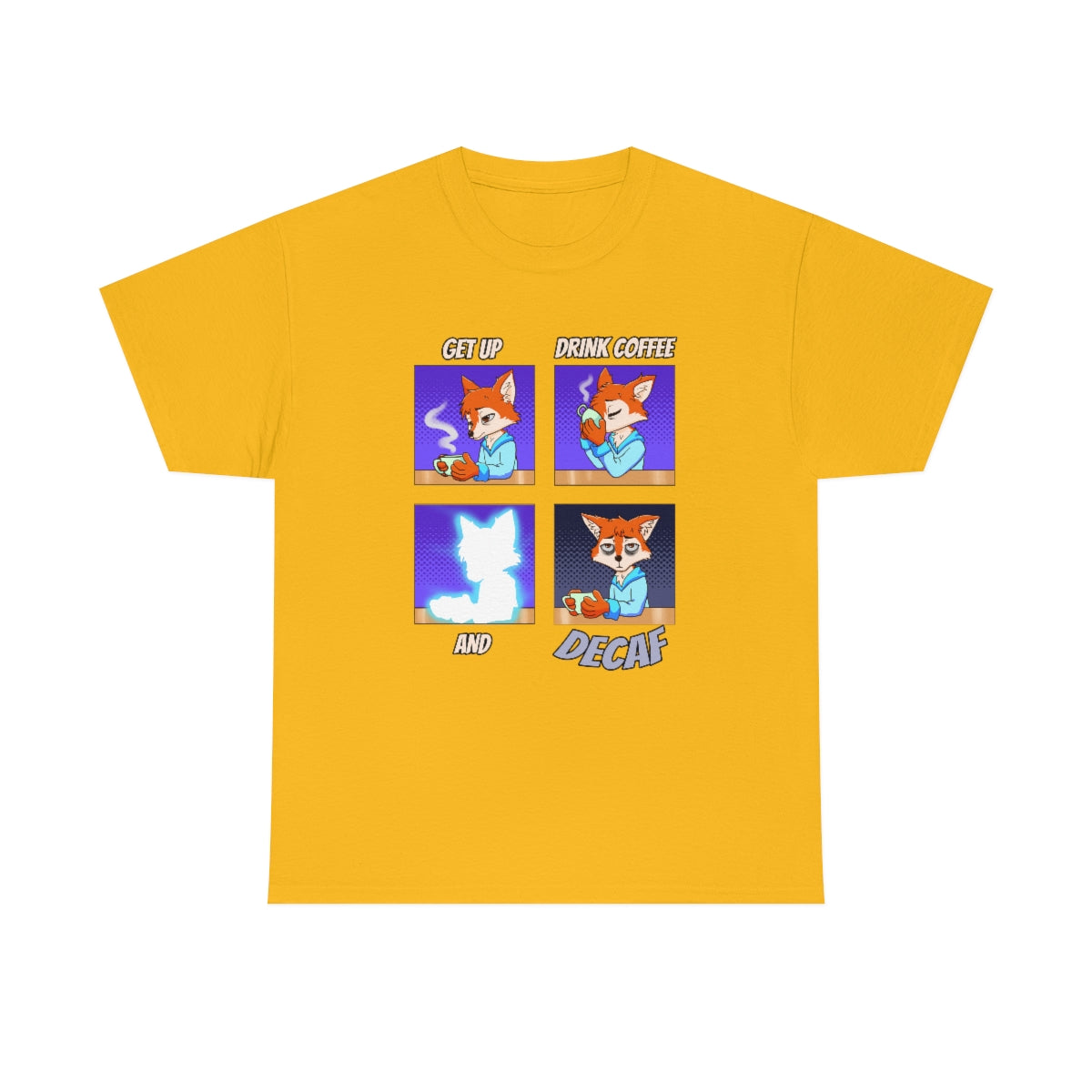 Decaf - T-Shirt T-Shirt Artworktee Gold S 