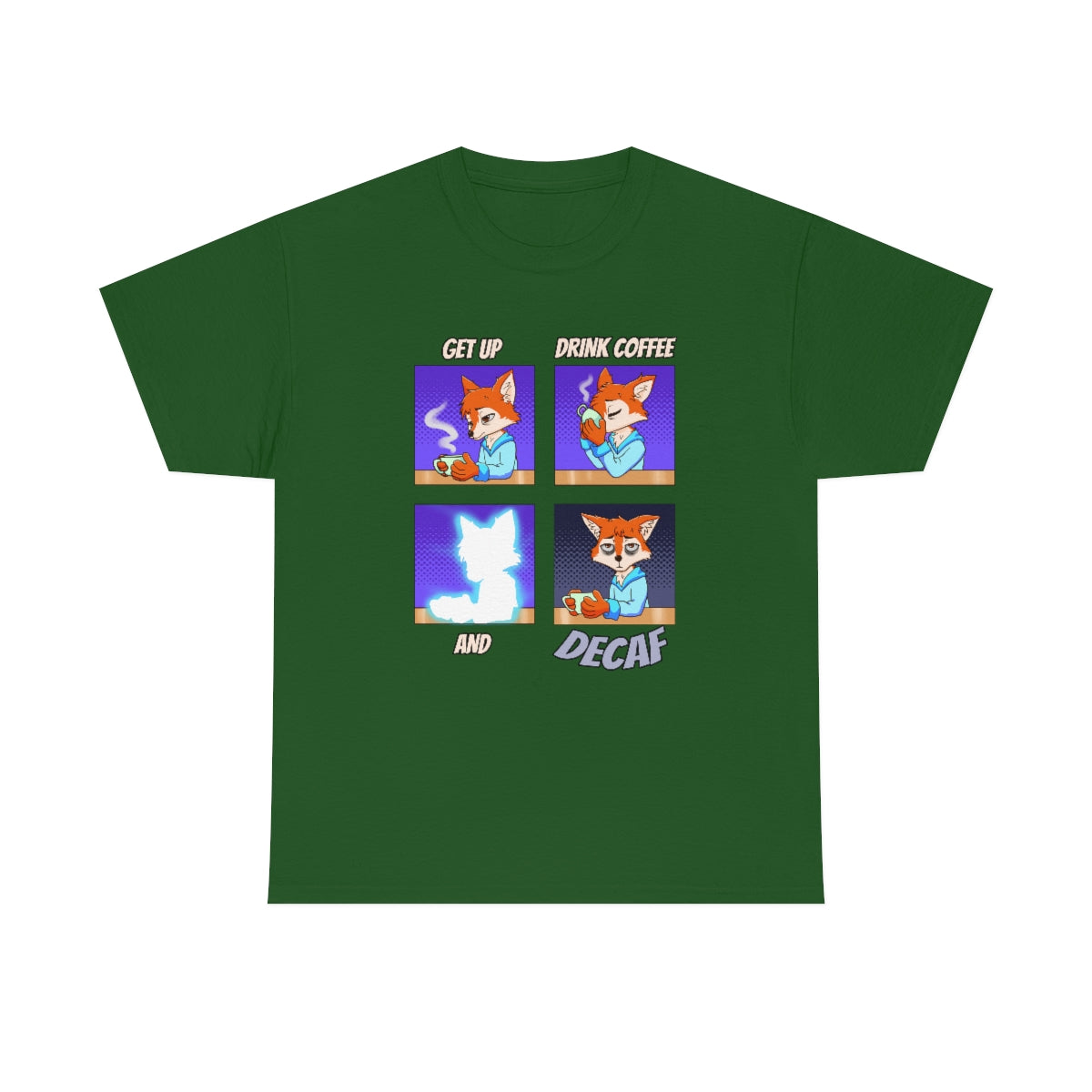 Decaf - T-Shirt T-Shirt Artworktee Green S 