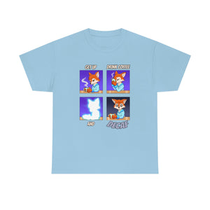 Decaf - T-Shirt T-Shirt Artworktee Light Blue S 