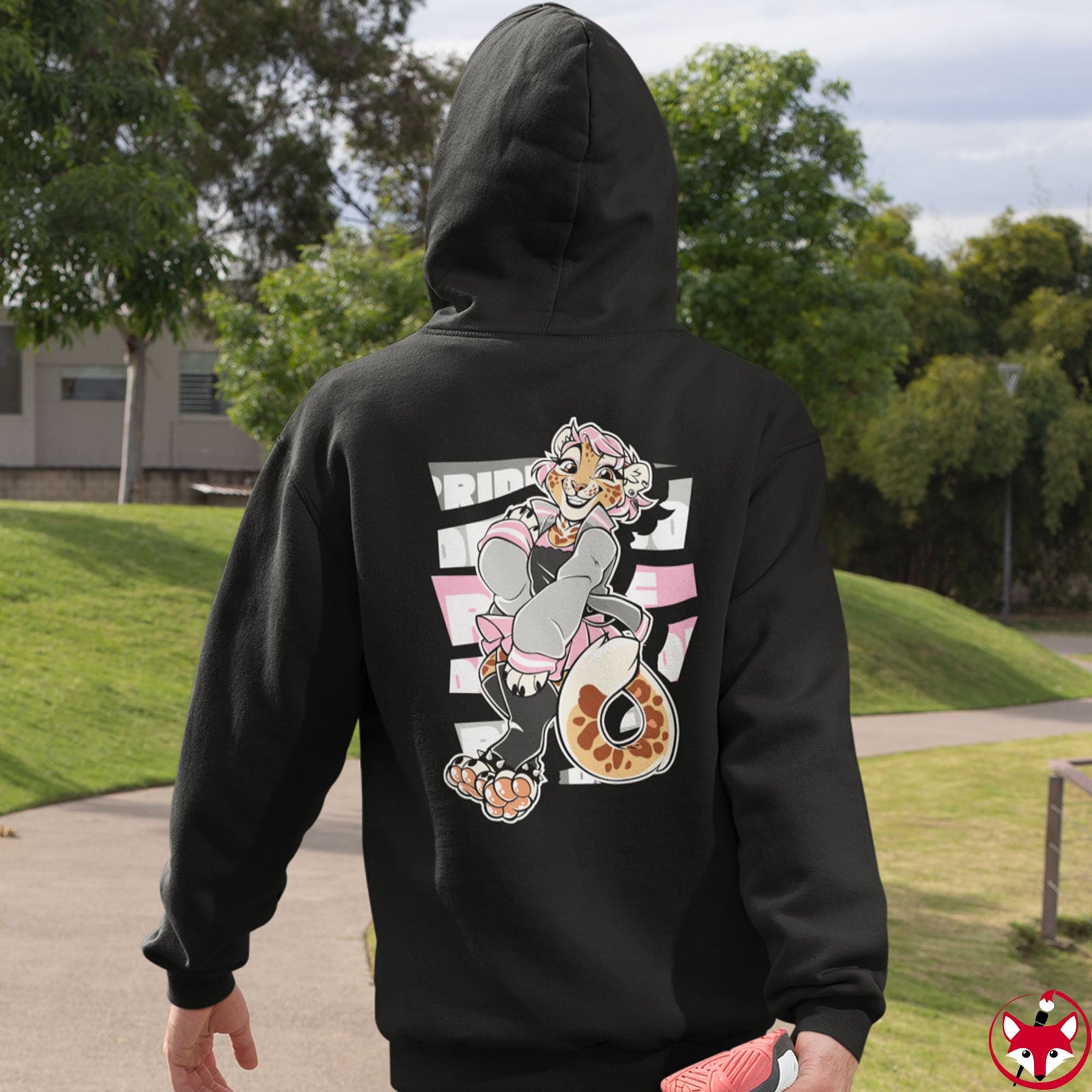 Demigirl Pride Nara Leopard - Hoodie Hoodie Artworktee 