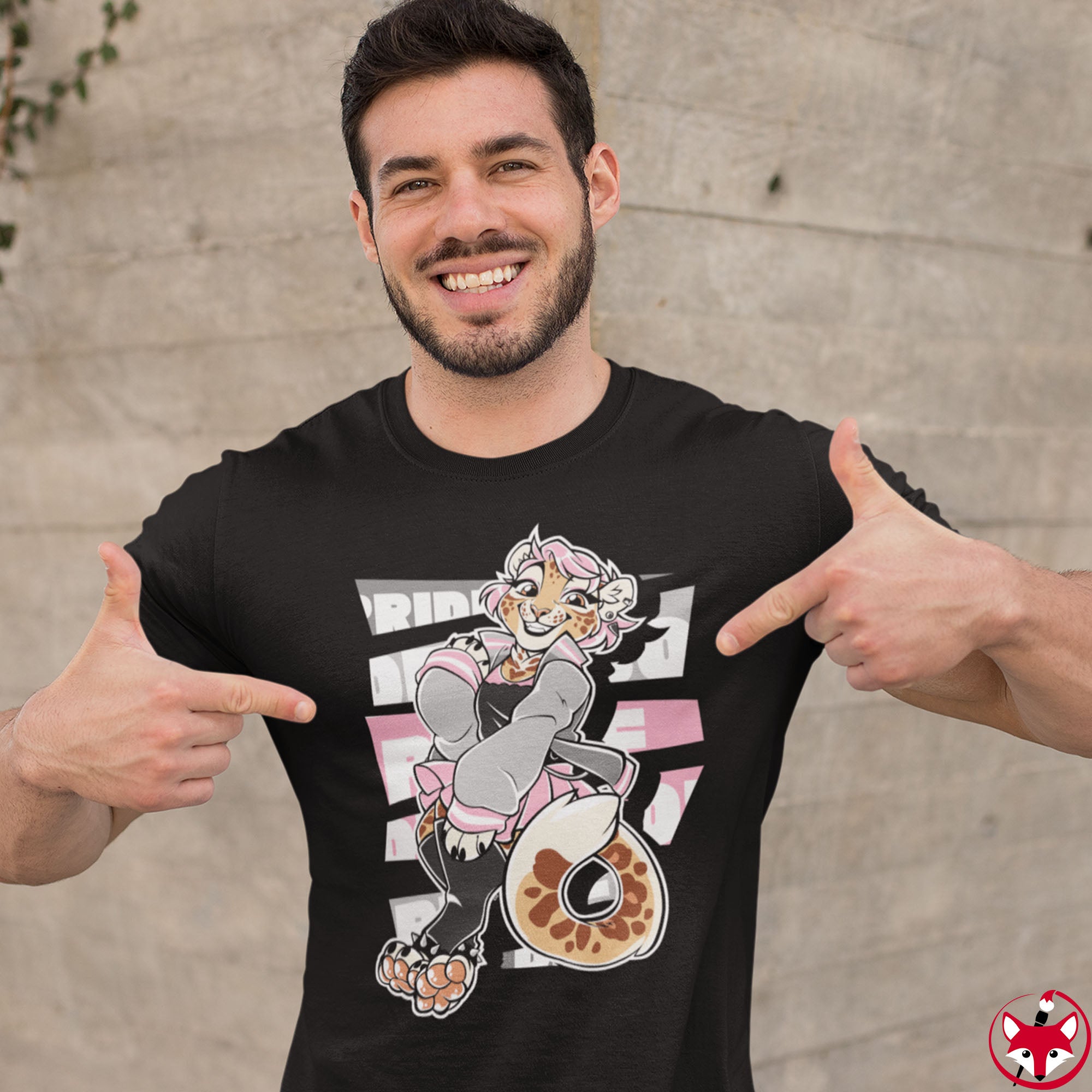 Demigirl Pride Nara Leopard - T-Shirt T-Shirt Artworktee 