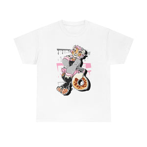 Demigirl Pride Nara Leopard - T-Shirt T-Shirt Artworktee White S 