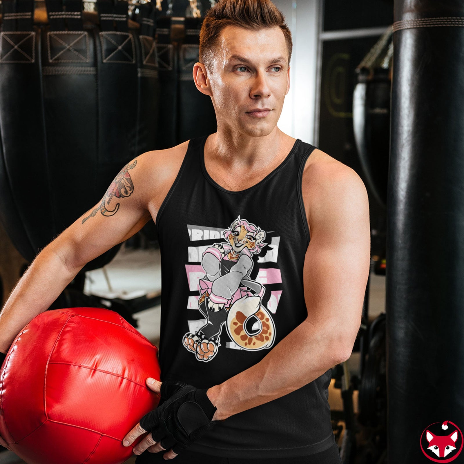 Demigirl Pride Nara Leopard - Tank Top Tank Top Artworktee 