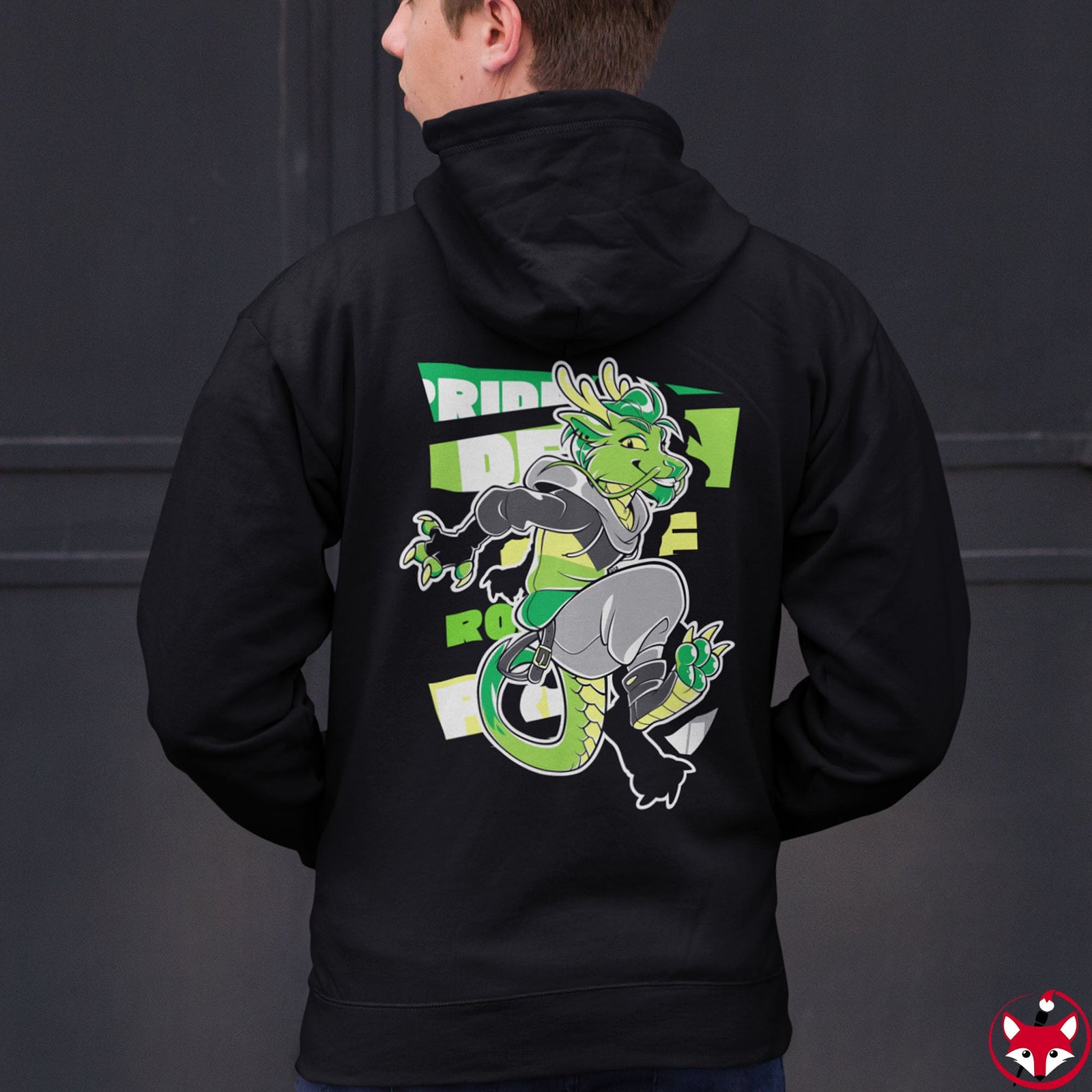 Demiromantic Pride Kenji Eastern Dragon - Hoodie Hoodie Artworktee 