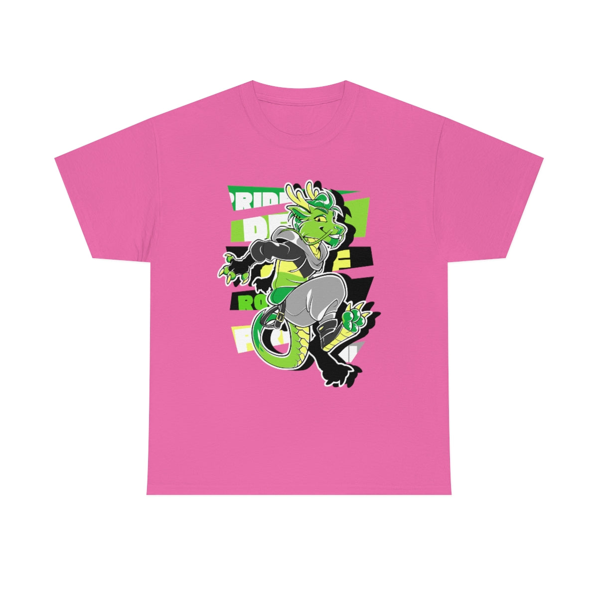 Demiromantic Pride Kenji Eastern Dragon - T-Shirt T-Shirt Artworktee Pink S 