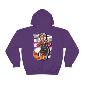 Demisexual Pride Robin Red Panda - Hoodie Hoodie Artworktee Purple S 