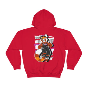 Demisexual Pride Robin Red Panda - Hoodie Hoodie Artworktee Red S 