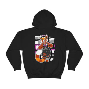 Demisexual Pride Robin Red Panda - Hoodie Hoodie Artworktee Black S 