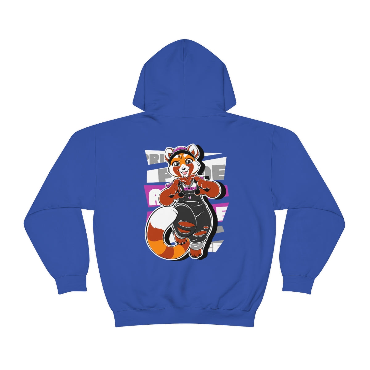 Demisexual Pride Robin Red Panda - Hoodie Hoodie Artworktee Royal Blue S 