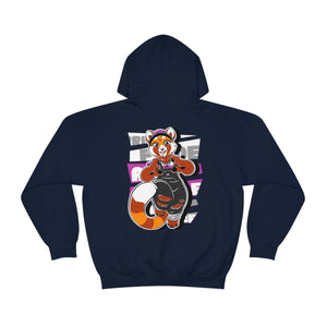 Demisexual Pride Robin Red Panda - Hoodie Hoodie Artworktee Navy Blue S 