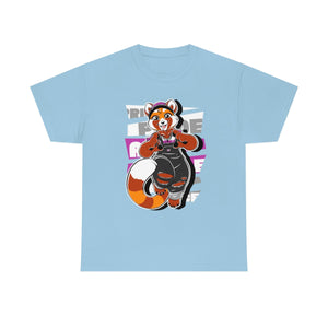Demisexual Pride Robin Red Panda - T-Shirt Artworktee Light Blue S 