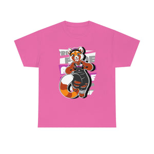 Demisexual Pride Robin Red Panda - T-Shirt Artworktee Pink S 