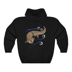 Otter - Hoodie Hoodie Dire Creatures Black S 