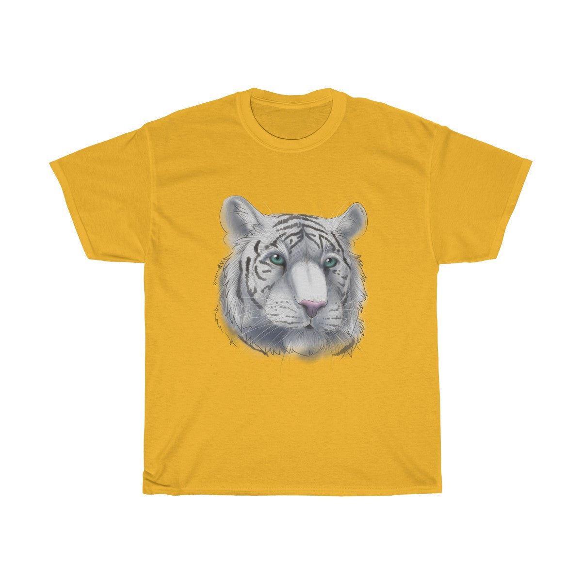 White Tiger - T-Shirt T-Shirt Dire Creatures Gold S 