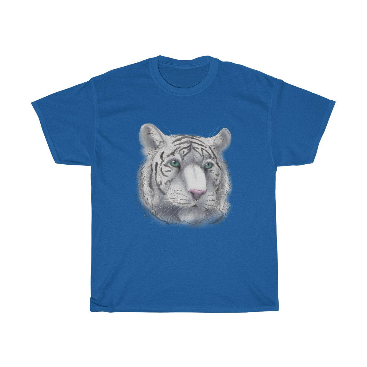 White Tiger - T-Shirt T-Shirt Dire Creatures Royal Blue S 