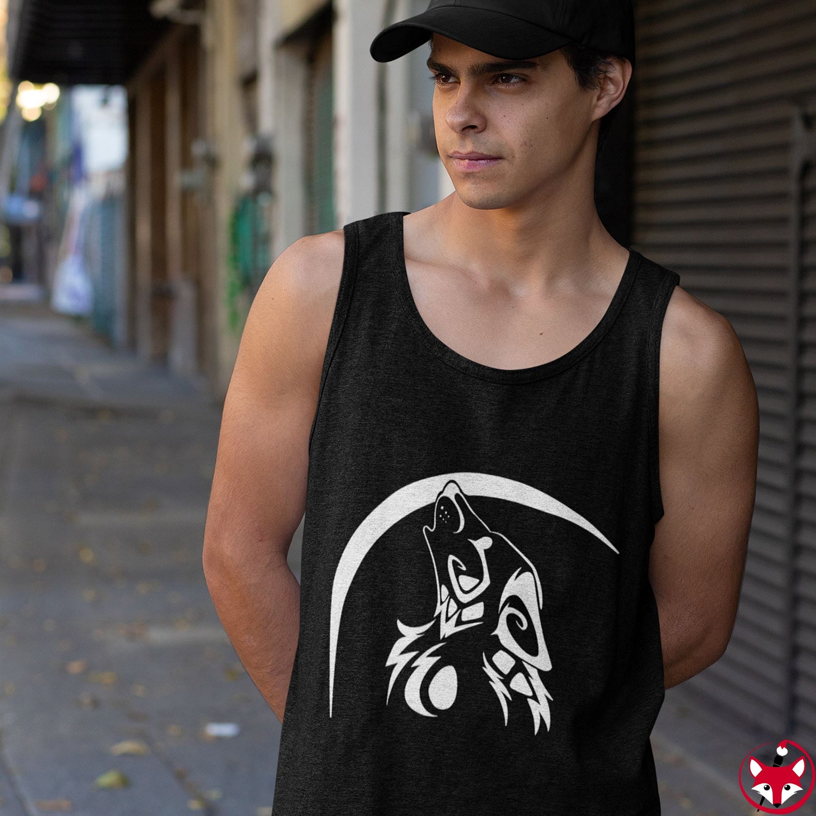 Moon Wolf - Tank Top Tank Top Dire Creatures 