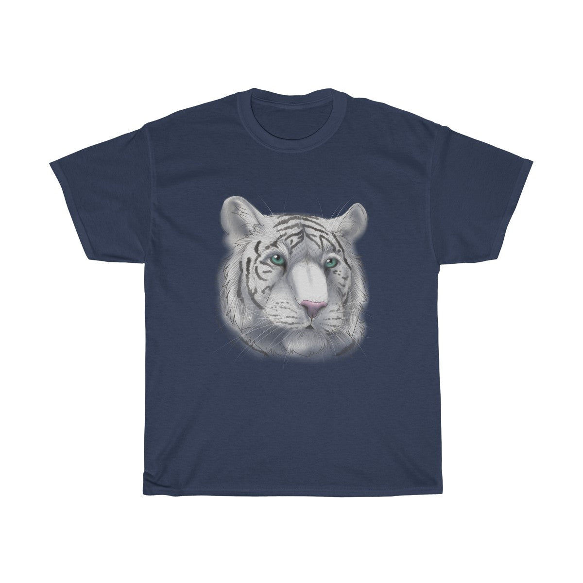 White Tiger - T-Shirt T-Shirt Dire Creatures Navy Blue S 