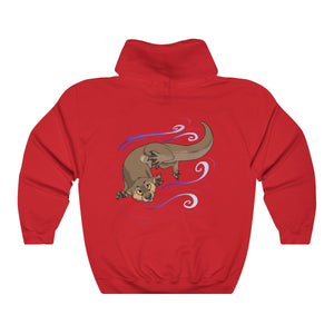 Otter - Hoodie Hoodie Dire Creatures Red S 