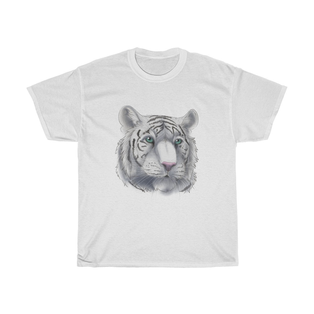 White Tiger - T-Shirt T-Shirt Dire Creatures White S 