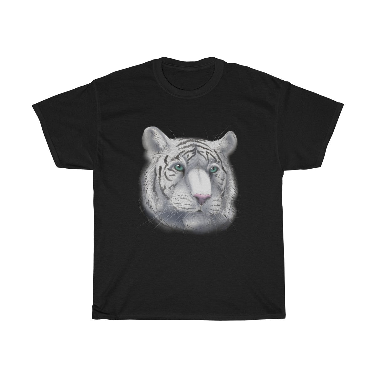 White Tiger - T-Shirt T-Shirt Dire Creatures Black S 