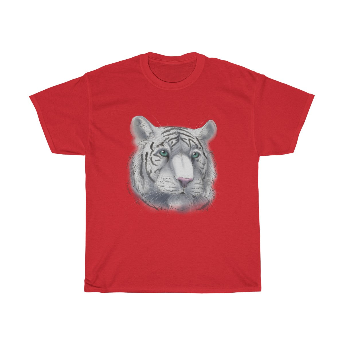 White Tiger - T-Shirt T-Shirt Dire Creatures Red S 