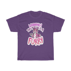 Pink Cat - T-Shirt T-Shirt Sammy The Tanuki Purple S 